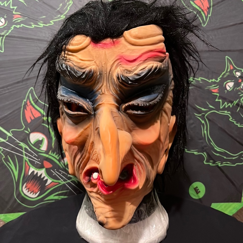 Halloween Witch Mask Topstone Made In Korea
